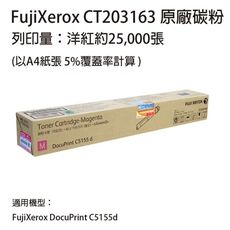 FUJIFILM 原廠原裝 CT203163 紅色碳粉匣  適用 DP C5155d