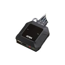 ATEN CS22H 2埠USB HDMI帶線式KVM