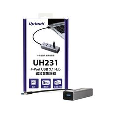 UPTECH UH231 4埠 USB3.1 HUB鋁合金集線器