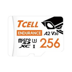 TCELL冠元 MicroSDXC UHS-I 256G A2U3監控專用記憶卡