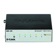 D-Link DGS-105 5埠Giga 交換器(鐵殼)