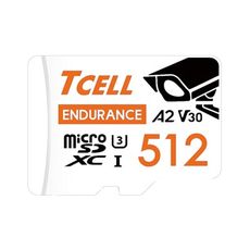 TCELL冠元 MicroSDXC UHS-I 512G A2U3監控專用記憶卡