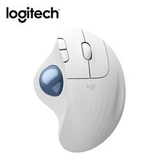 Logitech 羅技 Ergo M575S 無線軌跡球滑鼠(珍珠白)