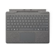 Microsoft 微軟  Surface Pro 鍵盤-白金(含Copilot 鍵+充電槽+筆)