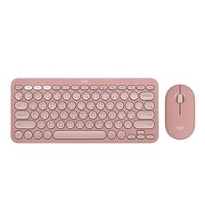 Logitech 羅技 Pebble 2 Combo無線藍牙鍵鼠組(玫瑰粉)