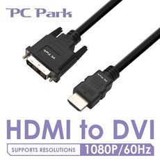 PC Park  HTD-18 HDMI轉DVI數位訊號線 1.8M