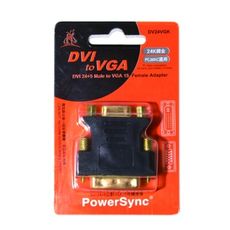 DVI29公/VGA15母 鍍金轉接頭