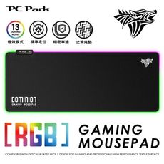 PC Park XL-02 dominion RGB電競鼠墊(黑)
