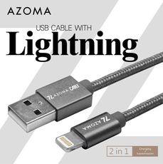 Lightning / 金屬灰 / 1M 充電傳輸線