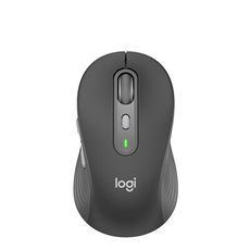 Logitech 羅技 M750L 大手版多工靜音無線滑鼠(石墨灰)