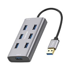 Esense EHB737 7埠 USB3.0鋁合金集線器