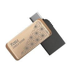 TCELL冠元 512G USB3.2TypeC/A雙頭金屬碟金