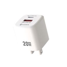AZOMA AZOMA GAN08-20W氮化鎵2埠迷你快充 充電頭/新月白  電源轉接頭