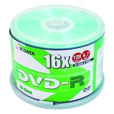 錸德RIDATA 16X DVD-R/4.7G50片+布丁桶