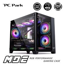 PC Park PC Park PC-Park MDE  ARGB電競機殼/黑(福利品出清)