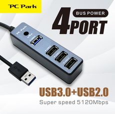 PC Park V40 4埠 USB HUB