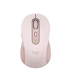 Logitech 羅技 M750L 大手版多工靜音無線滑鼠(玫瑰粉)