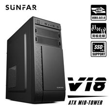 SUNFAR 順發  V18 / 3大2小/(黑)電腦機殼