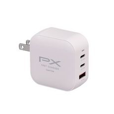 PX 大通 PWC-7012W 氮化鎵GaN高效70W快充組/白(1A2C) USB充電器