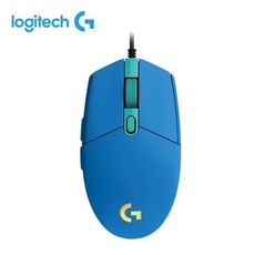 Logitech 羅技 G102炫彩有線遊戲滑鼠/USB(藍)