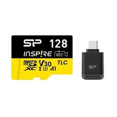 SILICON POWER 廣穎電通 Micro SD 128G U3A1含讀卡機讀170M記憶卡