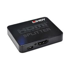 LINDY 林帝 迷你型HDMI1.4 10.2G 一進二出分配器