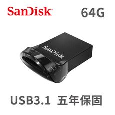 SanDisk Ultra Fit CZ430 64G USB3.1隨身碟