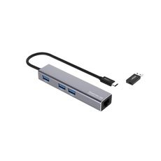 INTOPIC 廣鼎 HBC-680 USB3.2/ RJ45鋁合金集線器