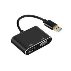 CyberSLIM 大衛肯尼 U3-HV USB3.0 to HDMI/VGA 轉接器 轉換/轉接頭