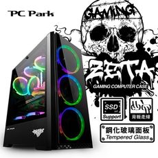 PC Park  Zeta/2大2小/黑/鋼化玻璃機殼