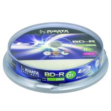 錸德RIDATA 藍光可印6X BD-R/25G10片+布丁