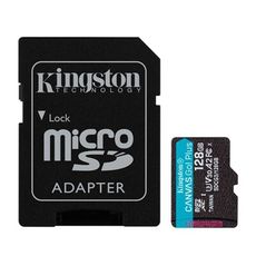 Kingston 金士頓 Micro 128G U3 V30 A2附轉卡(讀170M) 記憶卡