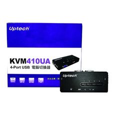 KVM410UA 4埠USB音源KVM SWITCH(喇叭+麥克)