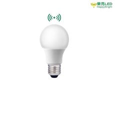 【樂亮】E27 12W LED 微波感應燈泡 黃光/白光 全電壓 感應範圍5M-6M