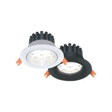 【舞光】LED 15W 白光/自然光/黃光 調角度微笑投射崁燈 9cm 時尚白/貴族黑 無藍光 防眩