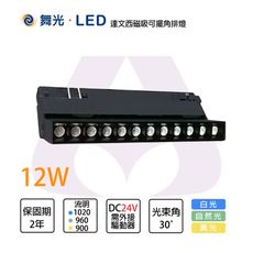 【永光】舞光 LED 12W 達文西磁吸可擺角排燈 高演色性 防眩 磁吸 DC24V需外接驅動器