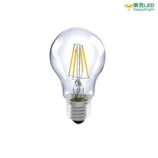 【樂亮】LED 透燈絲燈泡 6.5W A60 全電壓 110V 2700K 黃光 仿鎢絲 E27燈頭