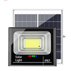 【禾統】800W LED智能太陽能人體感應燈 遙控定時 太陽能分體式壁燈 太陽能燈