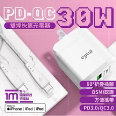 【imiia】30W-PD/QC快速充電器套裝