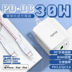 【imiia】30W-PD/QC快速充電器套裝