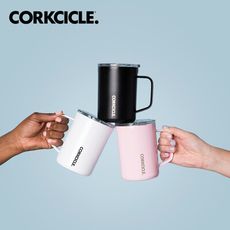 美國CORKCICLE Classic系列三層真空咖啡杯475ml-玫瑰石英粉 CC0204002A