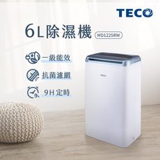 TECO東元 一級能效6L觸控式除濕機 MD1225RW