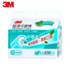 3M MDF06 細滑牙線棒-薄荷木糖醇補充包(盒裝136支+補充包50支x10)