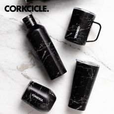 美國CORKCICLE Classic系列三層真空寬口杯/保溫隨行杯475ml-黑雲石