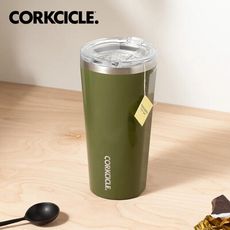 美國CORKCICLE Classic系列三層真空寬口杯/保溫隨行杯700ml-橄欖綠