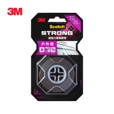 3M V1208N SCOTCH 超強力雙面膠帶-戶外用(12MMx1.5M)　7100328955