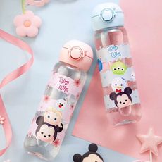 【優貝選】迪士尼tsum tsum 俏皮直飲式大容量兒童便攜水壺(600ML)