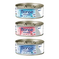 【毛豆寵物】瑪恩吉 MONGE 倍愛滿滿 貓罐頭 80g