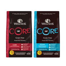 【毛豆寵物】WELLNESS 寵物健康 CORE 無穀 狗飼料 22LB