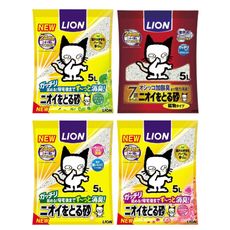 【毛豆寵物】日本 LION 獅王 多酚除臭貓礦砂 5L